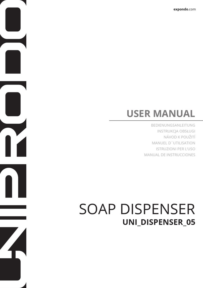 UNIPRODO UNI DISPENSER 05 user manual UNIPRODO UNI DISPENSER 05 user manual