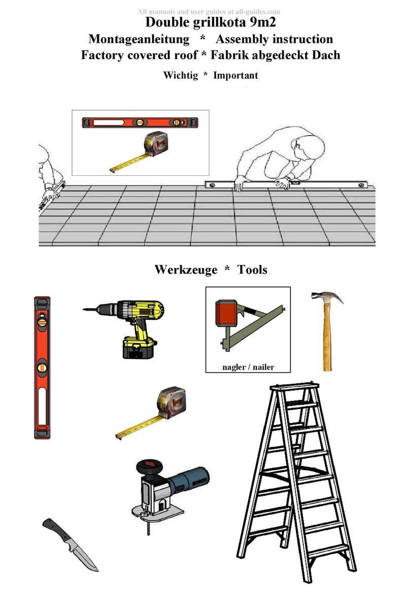 Finn Art Blockhaus Double grillkota Assembly instructions Finn Art Blockhaus Double grillkota Assembly instructions