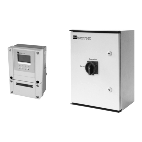 Endress+Hauser TopClean S CPC 30 User manual