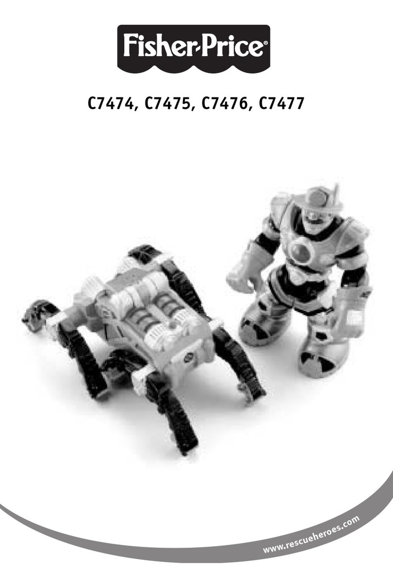 Fisher-Price C7474 instruction sheet