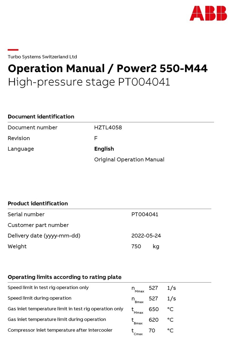 ABB Power2 550-M44 Operation manual