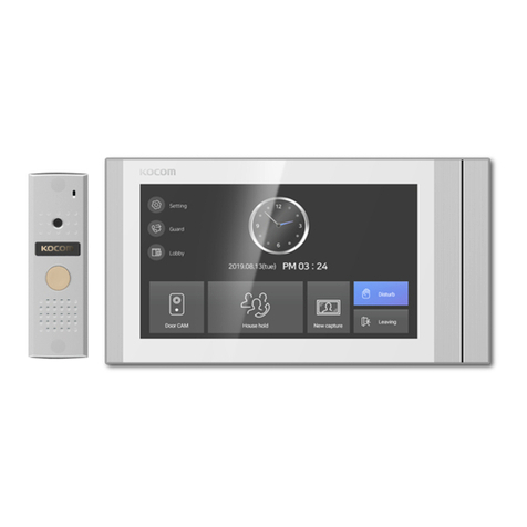 KOCOM KCV-T701SM User manual KOCOM KCV-T701SM User manual