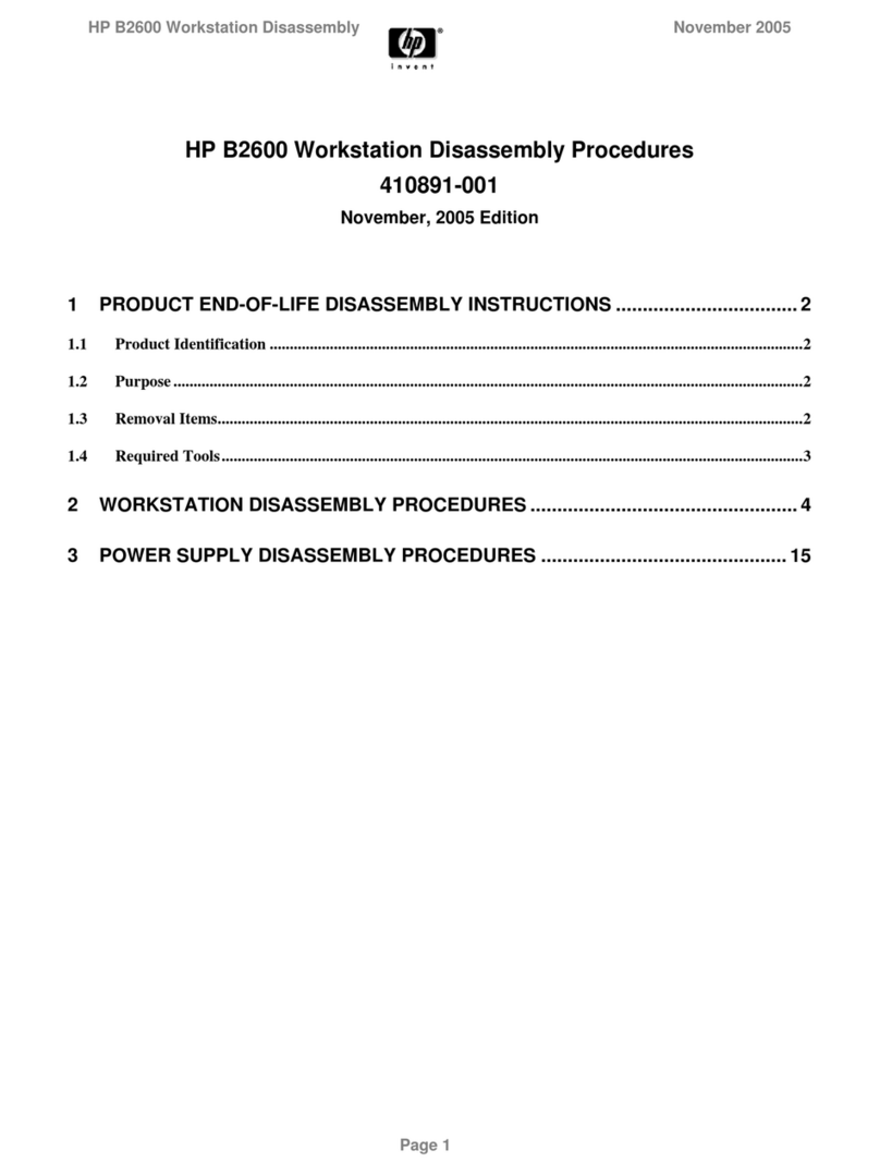 HP b2600 Disassembly procedure