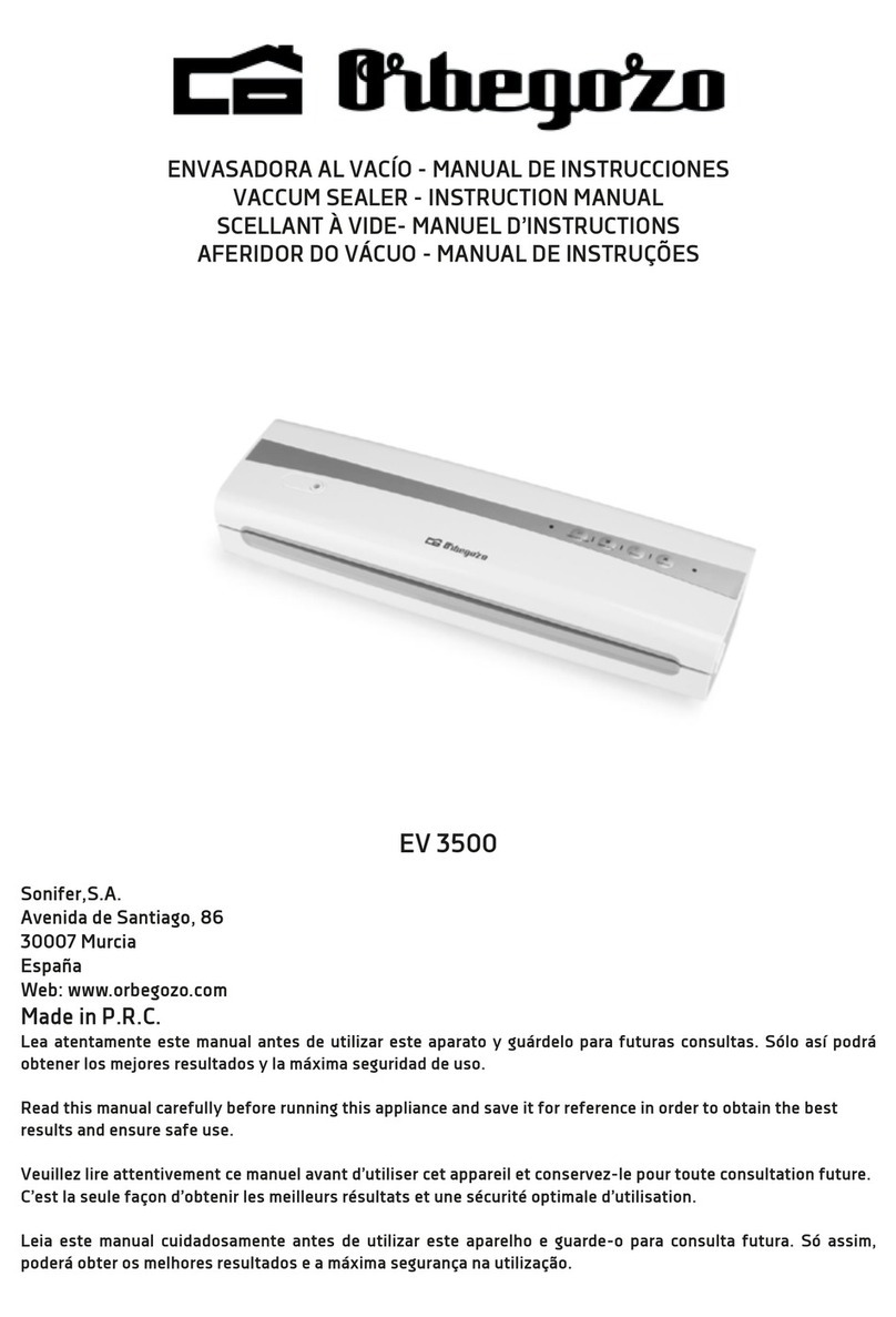 Orbegozo EV 3500 instruction manual