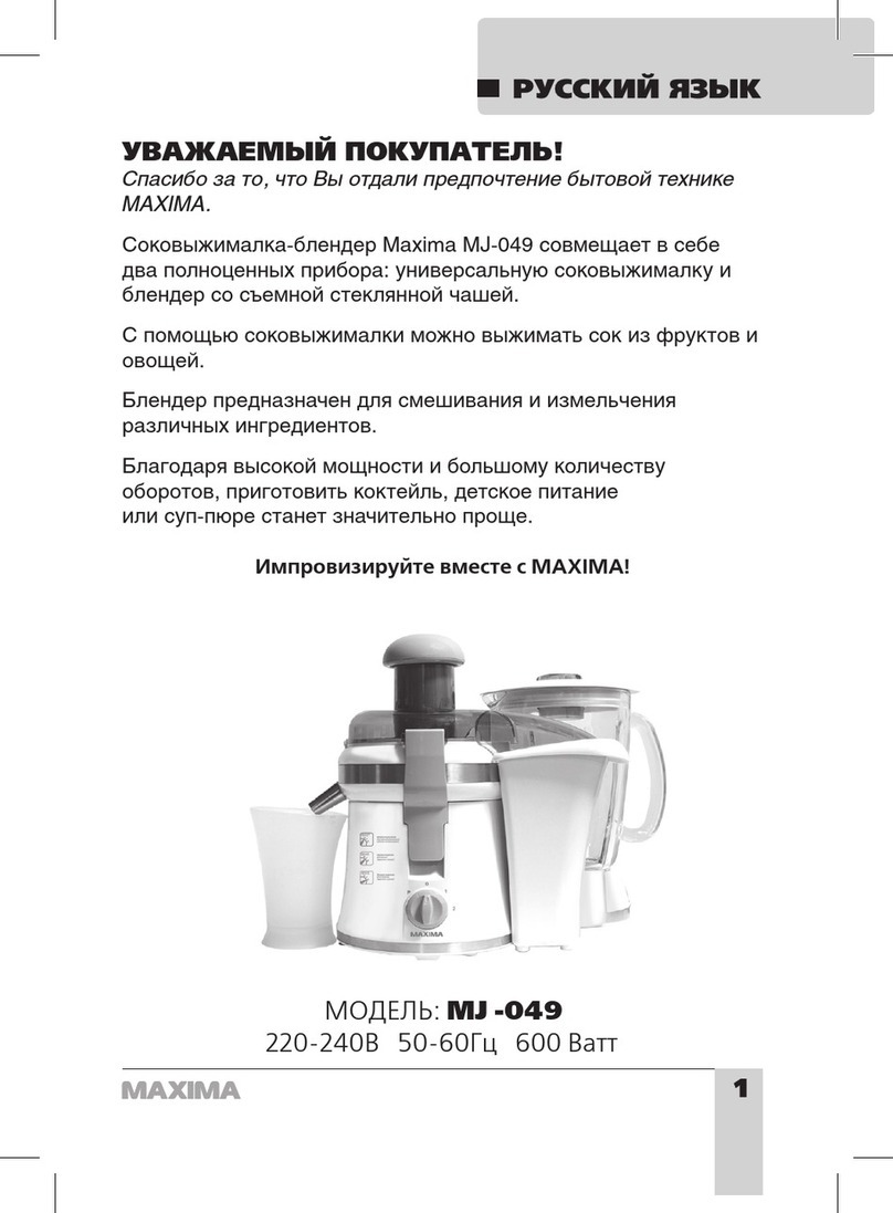 Maxima MJ - 049 instructions