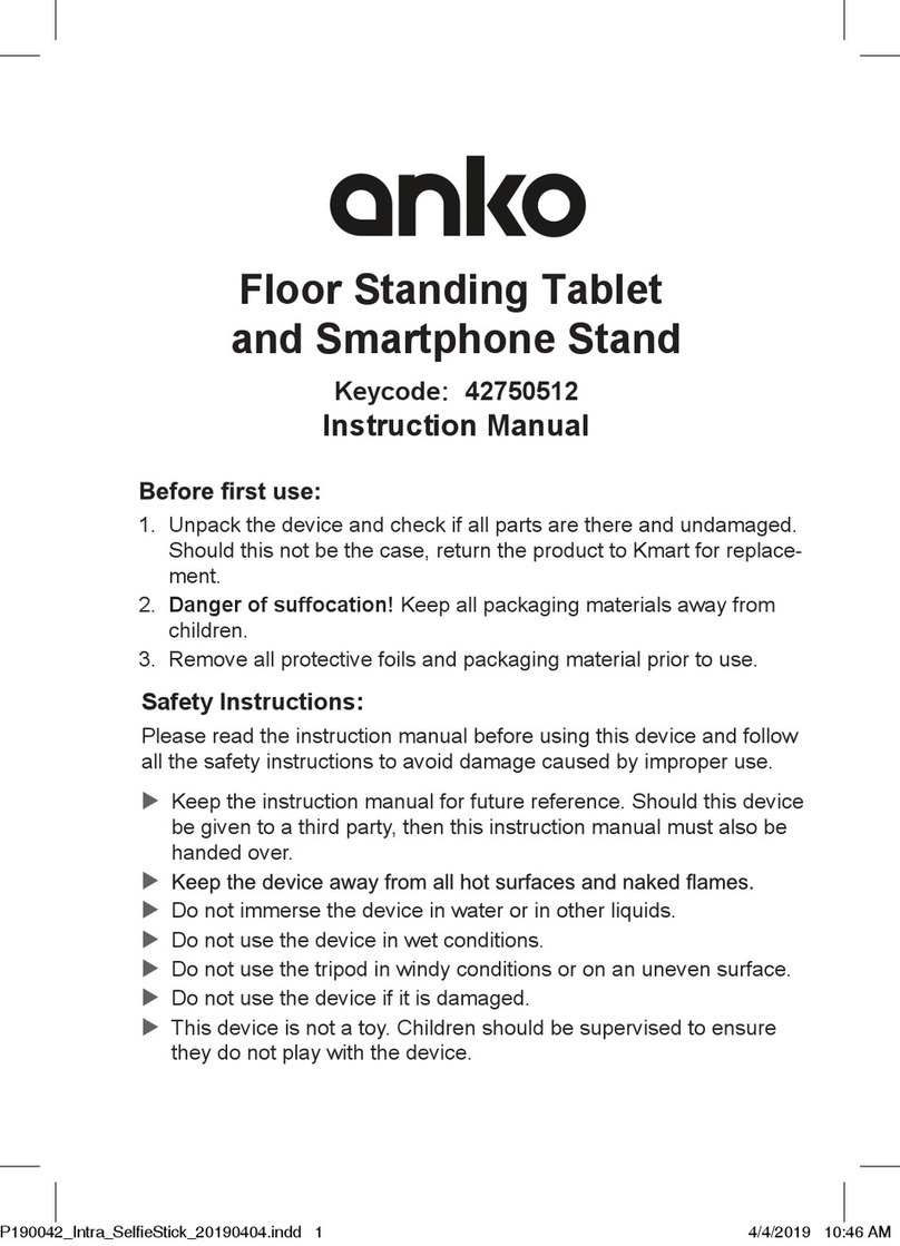 anko 42750512 instruction manual