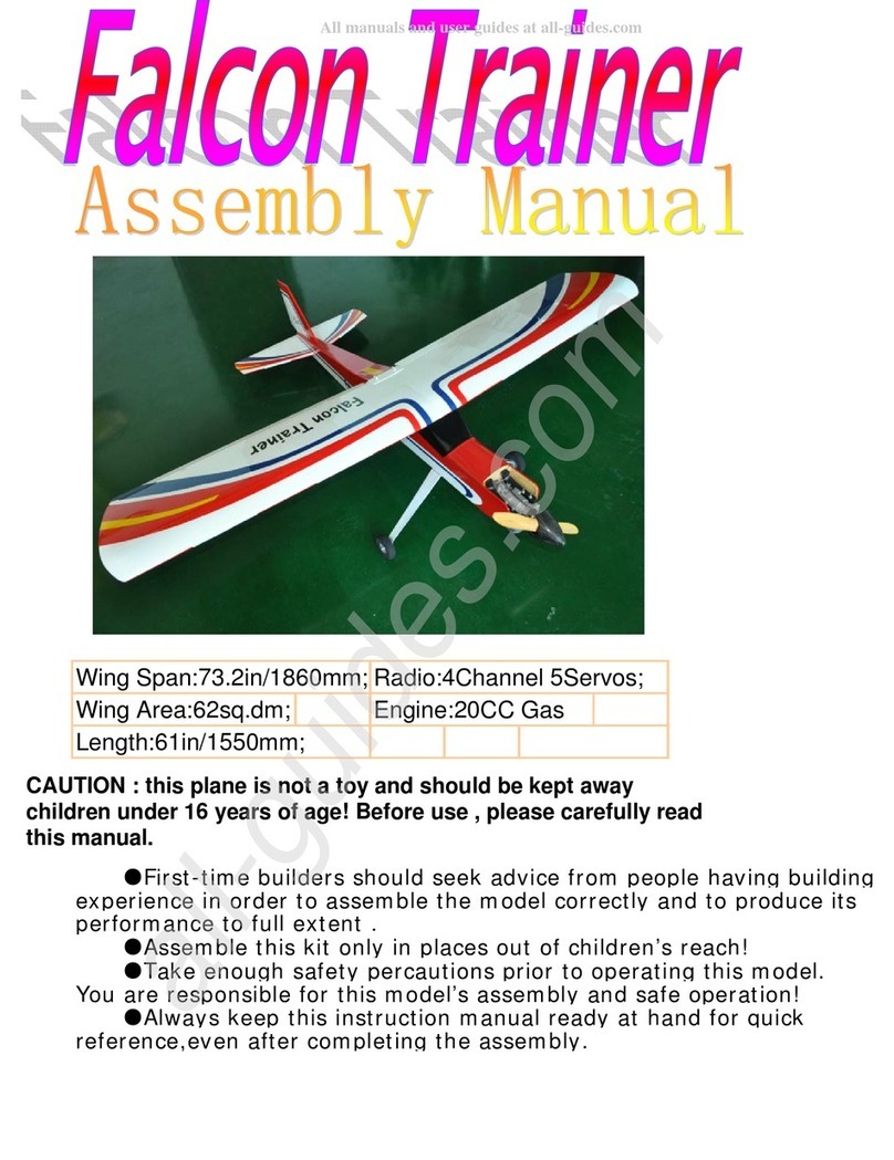 Hobby King FALCON TRAINER User manual