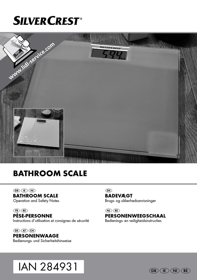 Silvercrest 284931 Operation and safety notes