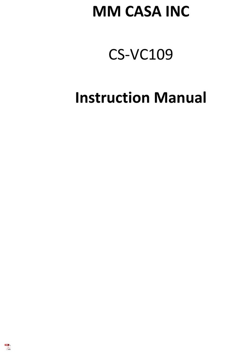 CASAINC CS-VC109 instruction manual