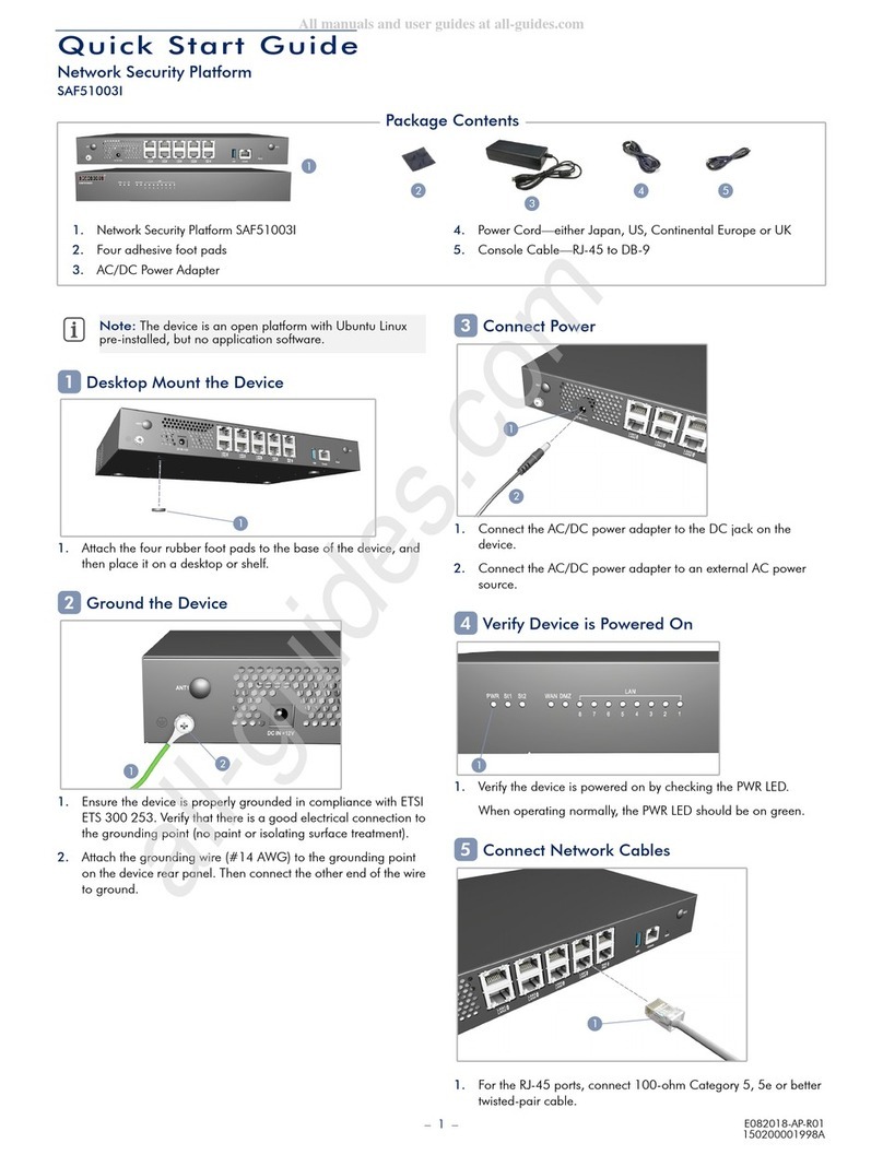 Edge-Core SAF51003I quick start guide