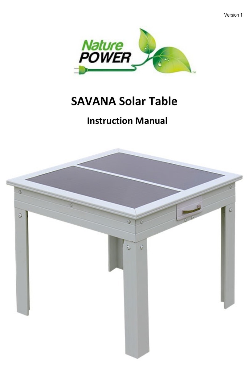 Nature Power SAVANA instruction manual