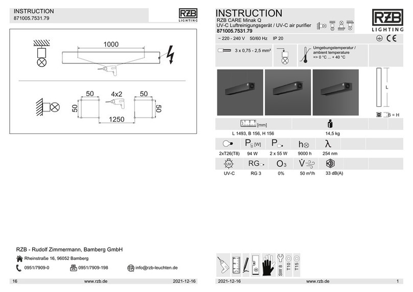 RZB Lighting 871005.7531.79 instruction manual