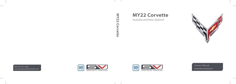 SV MY22 Corvette 2021 owner's manual