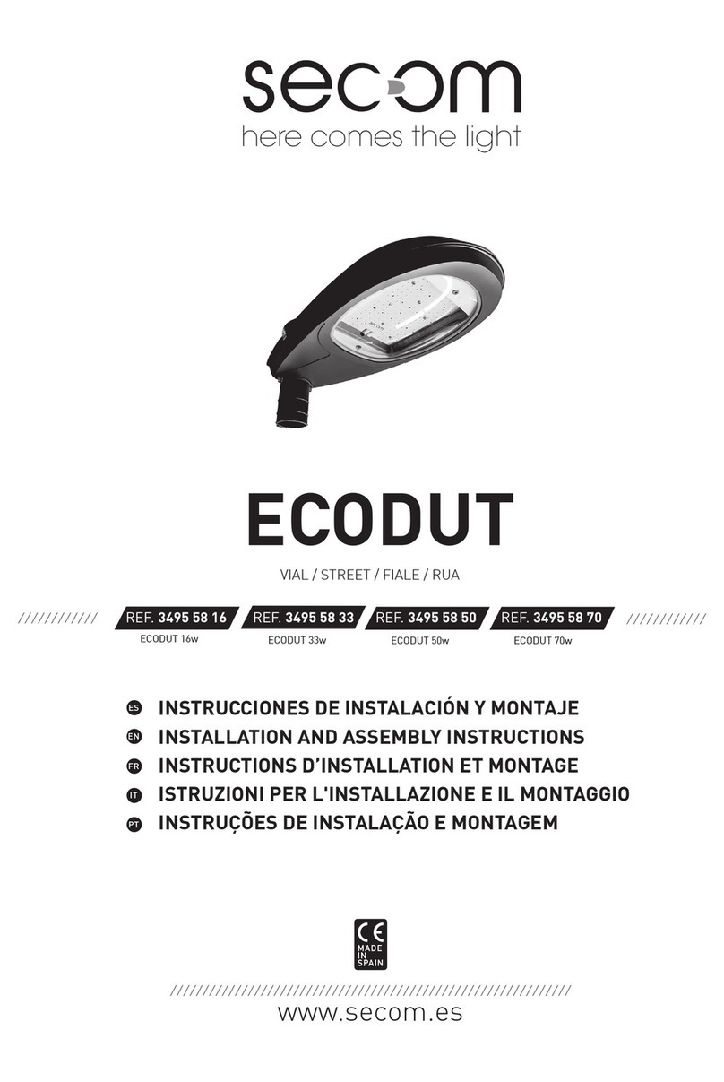 Secom ECODUT Installation and assembly instructions