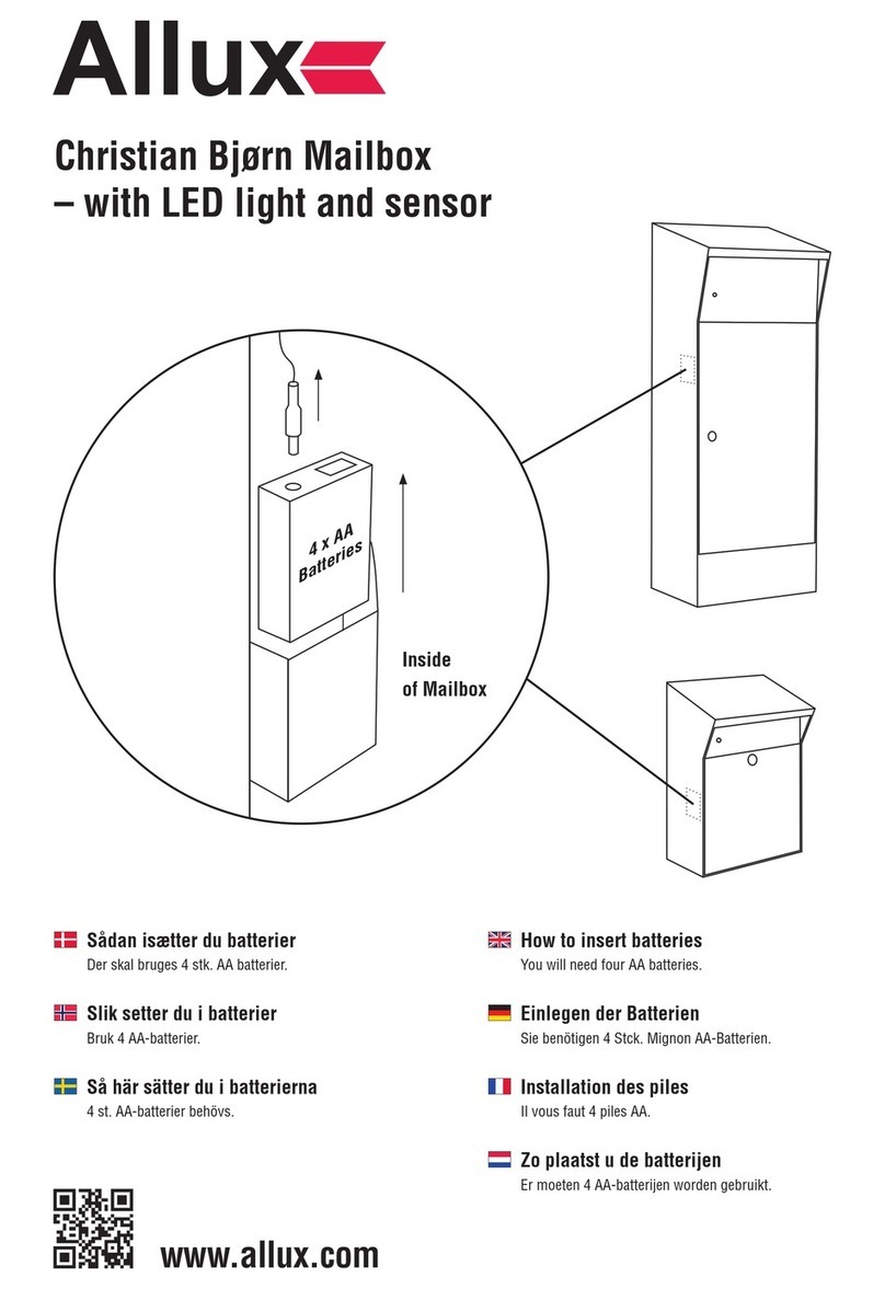 Allux Bjorn F47370 instructions