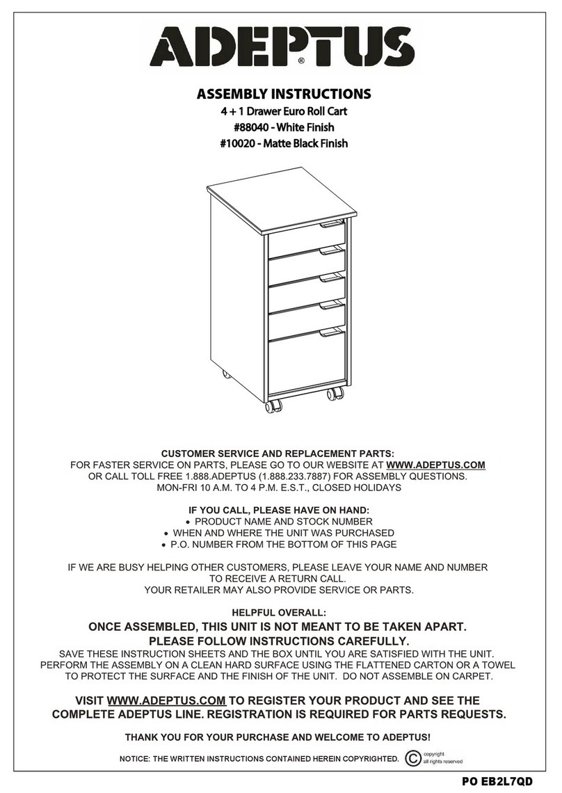 adeptus 88040 Assembly instructions