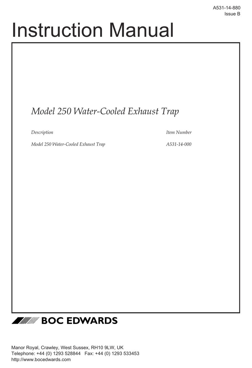BOC Edwards 250 instruction manual