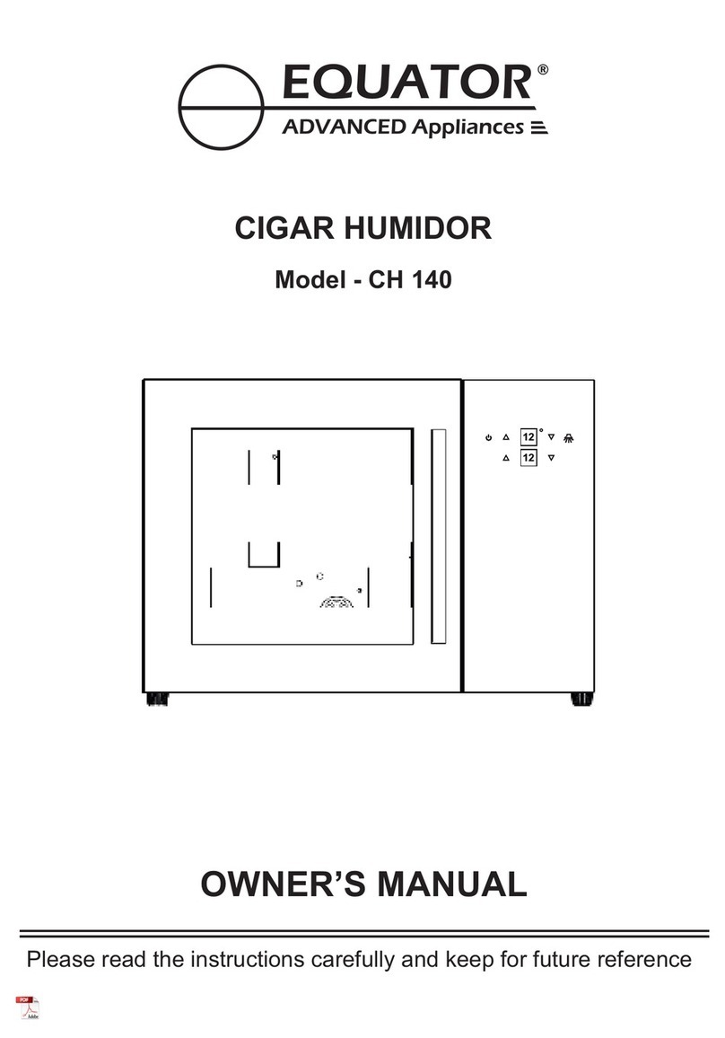 Equator CH 140 owner's manual