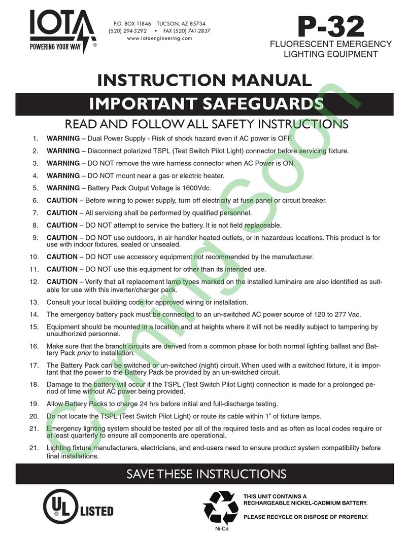 IOTA P-32 instruction manual IOTA P-32 instruction manual