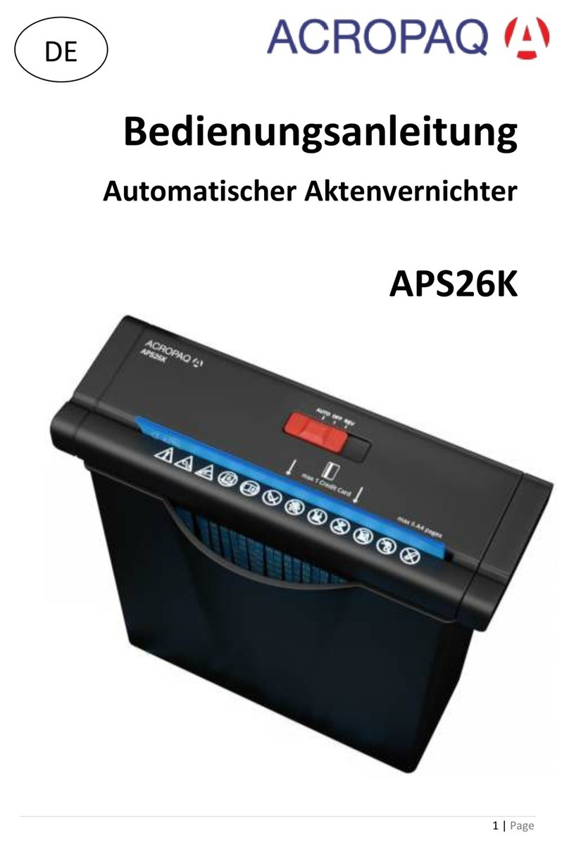 acropaq APS26K user manual