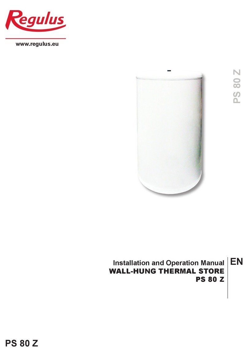 Regulus PS 80 Z Installation and operation manual