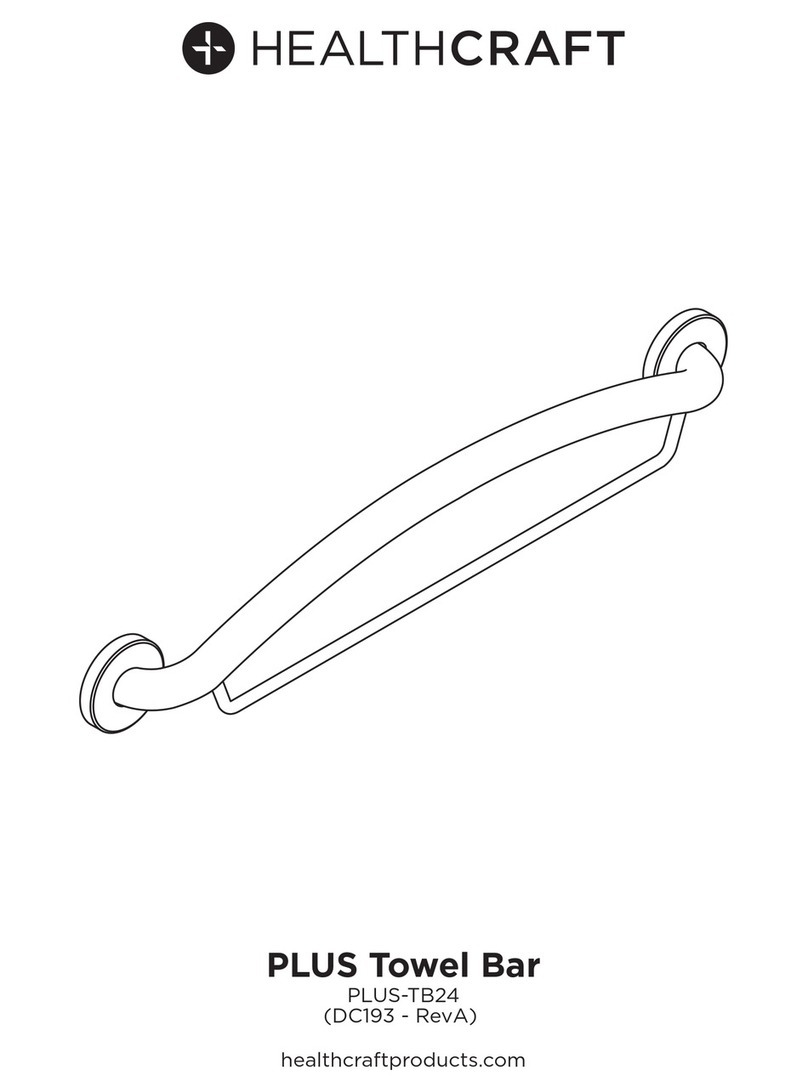 Healthcraft PLUS Series installation instructions