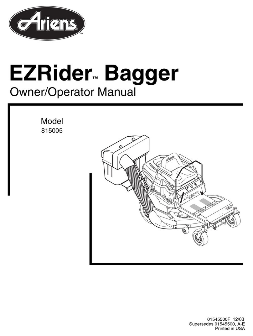 Ariens EZRider 815005 Owner's/operator's manual