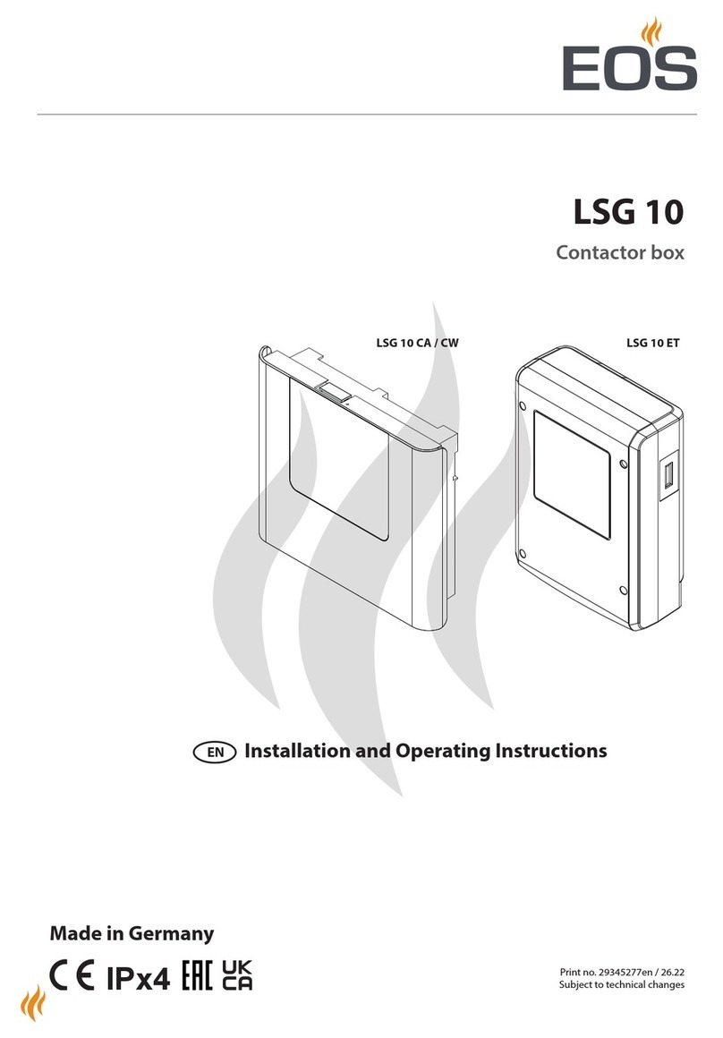 EOS LSG 10 CA Installation and operating instructions