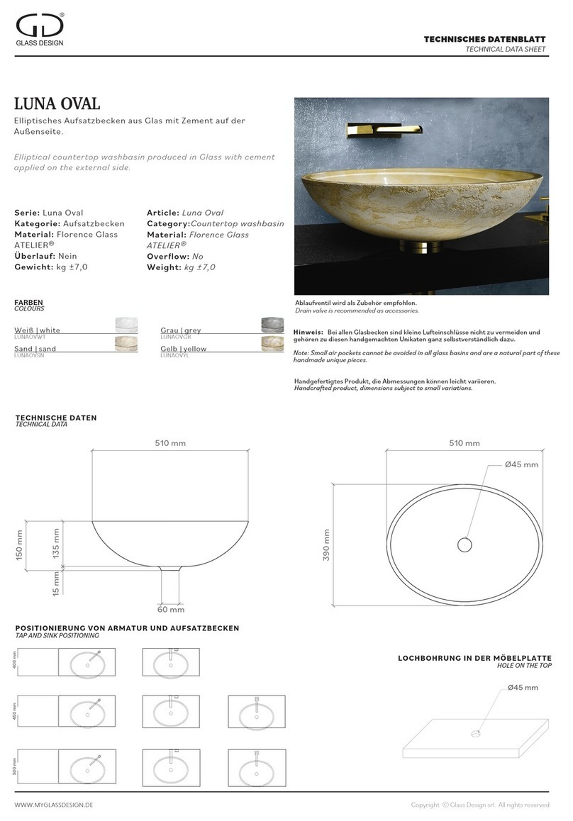 GD LUNA OVAL Instruction Manual