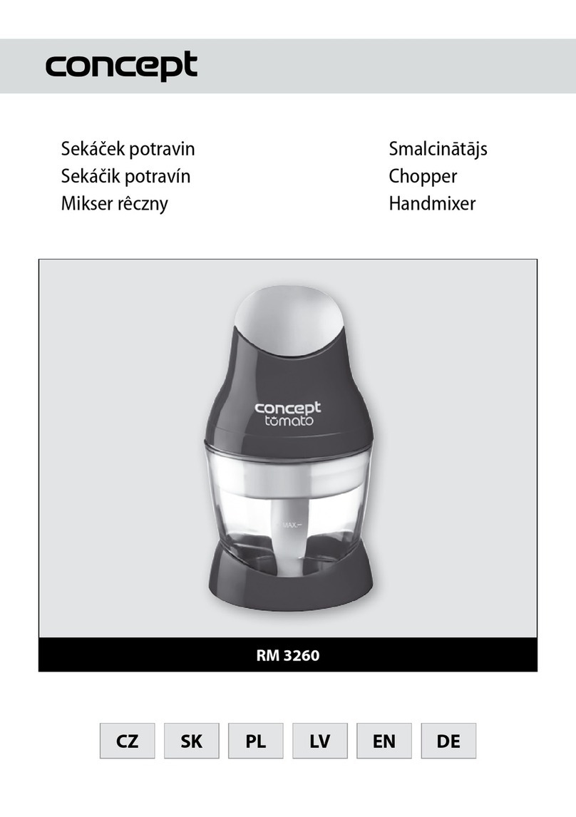 Concept2 Tomato RM 3260 User manual Concept2 Tomato RM 3260 User manual