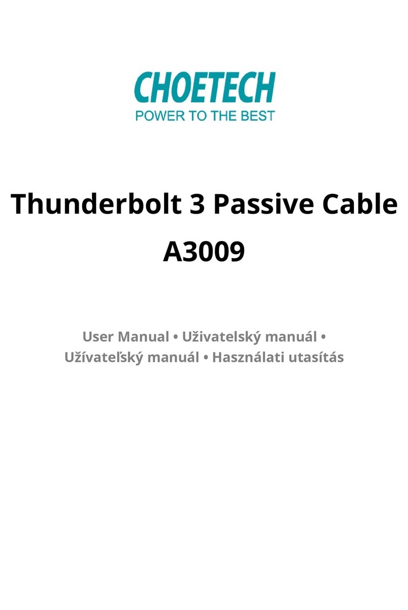 Choetech A3009 user manual
