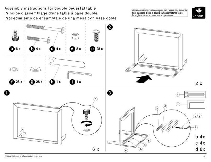 Canadel QUI2SACZ095 User manual Canadel QUI2SACZ095 User manual