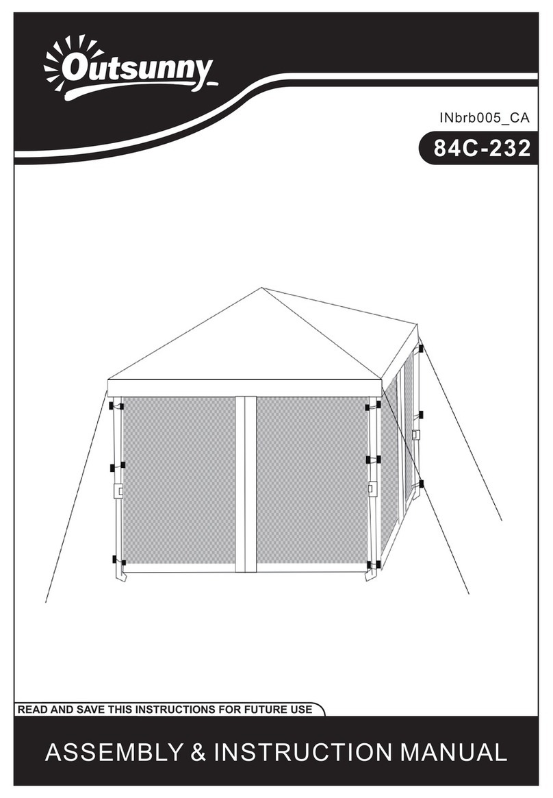 Aosom Outsunny Assembly & instruction manual