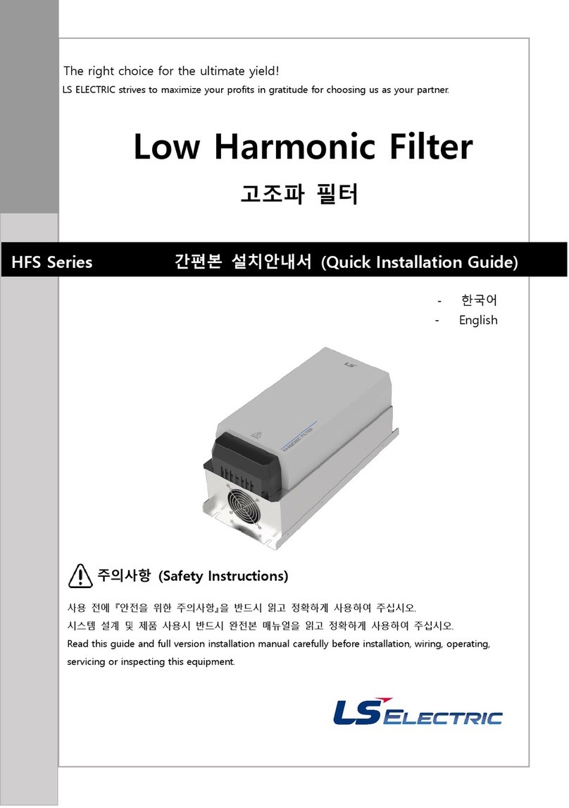 LS ELECTRIC HFS Series Quick installation guide