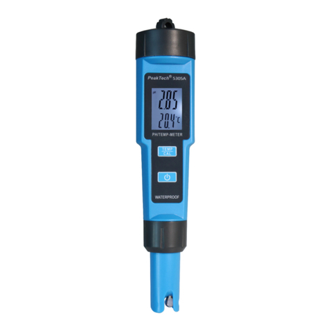 PeakTech 5305 A User manual