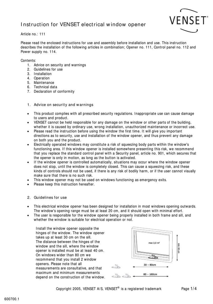 Venset 111 instructions