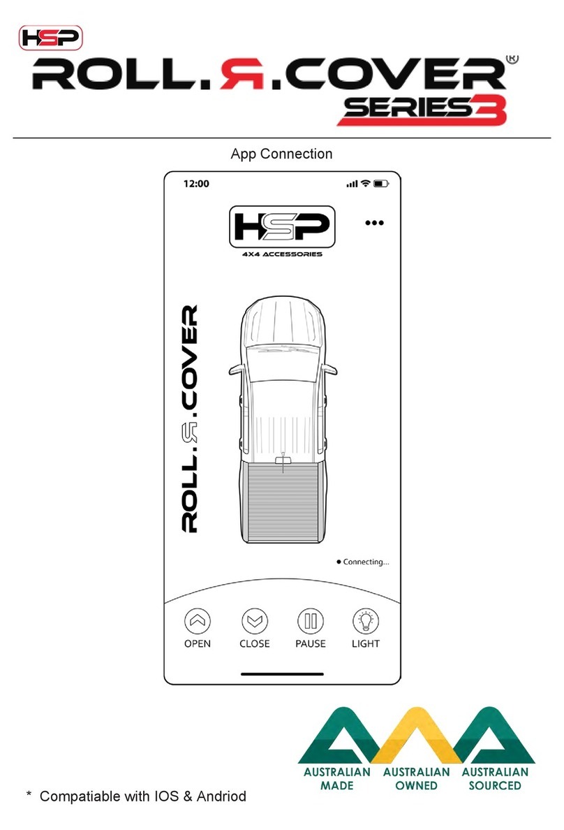 HSP ROLL.R.COVER 3 Series Connection instructions
