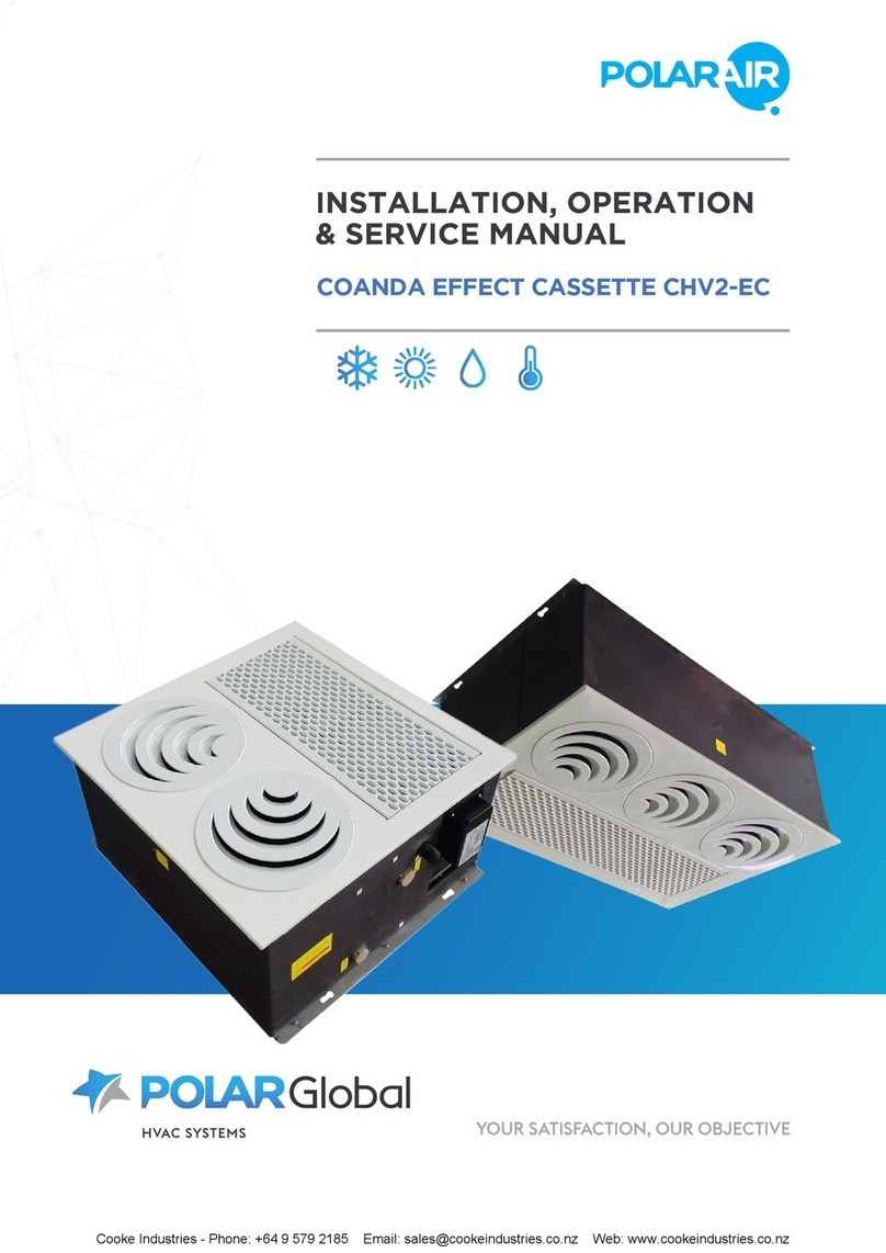 Polar Air POLAR Global CHV2-EC Installation, operation & service manual