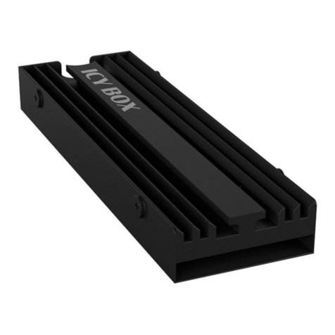 RaidSonic Technology ICY BOX IB-M2HS-PS5 User manual