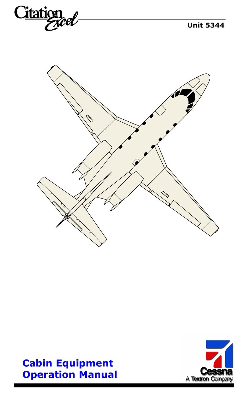Textron Cessna Citation Excel User manual