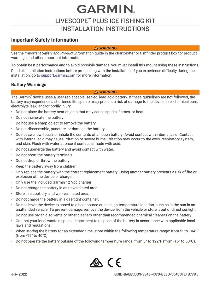 Garmin LIVESCOPE PLUS installation instructions