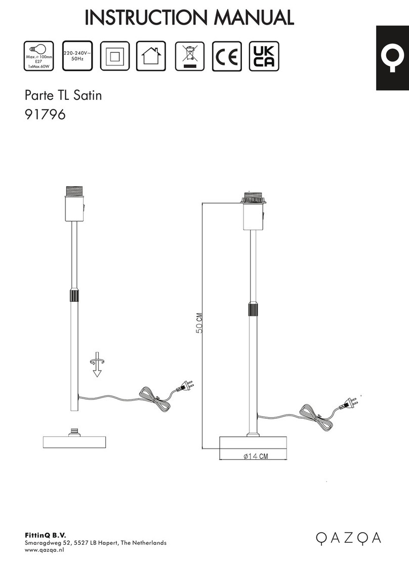 Qazqa Parte TL Satin 91796 User manual Qazqa Parte TL Satin 91796 User manual
