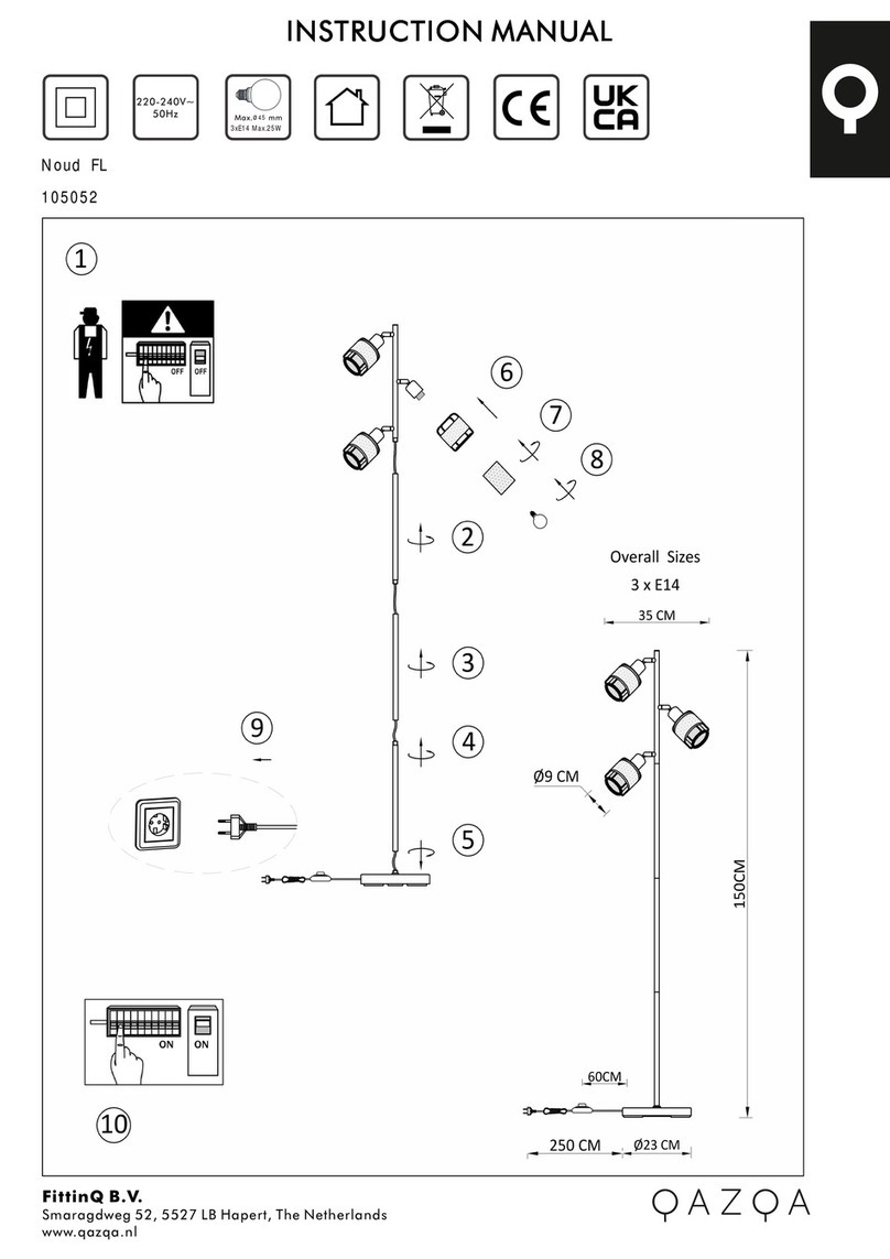 Qazqa Noud FL 105052 User manual