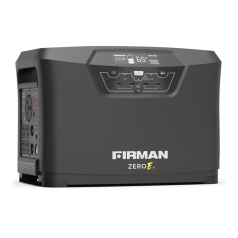 Firman ZERO E Operator's manual