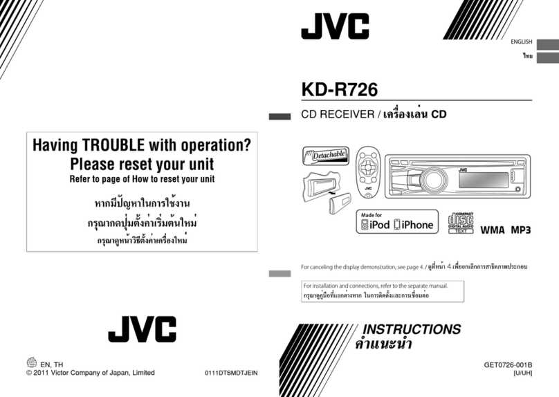 JVC KD-R726 User manual