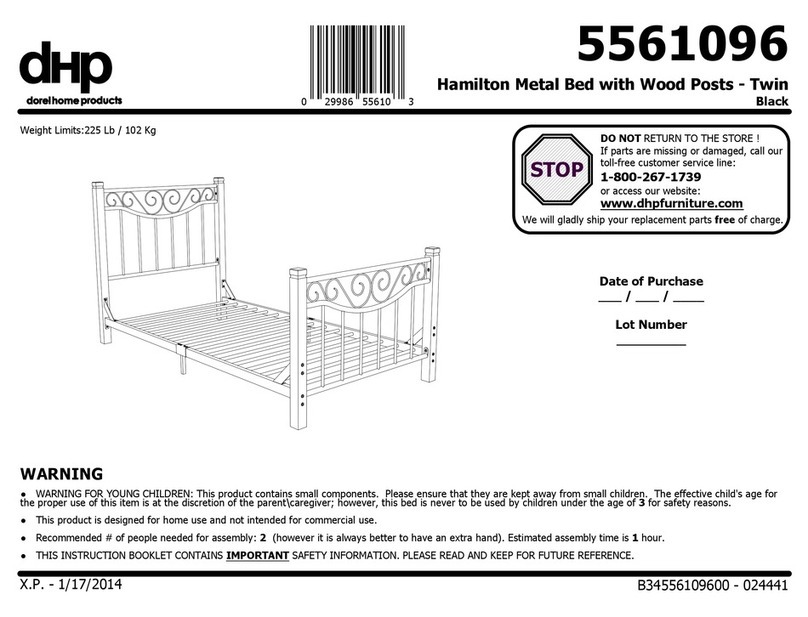 DHP Hamilton 5561096 Assembly instructions