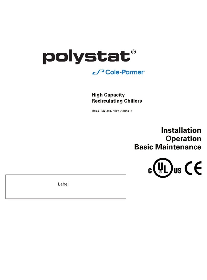 Cole Parmer Polystat I Installation, Operation, Basic Maintenance Cole Parmer Polystat I Installation, Operation, Basic Maintenance