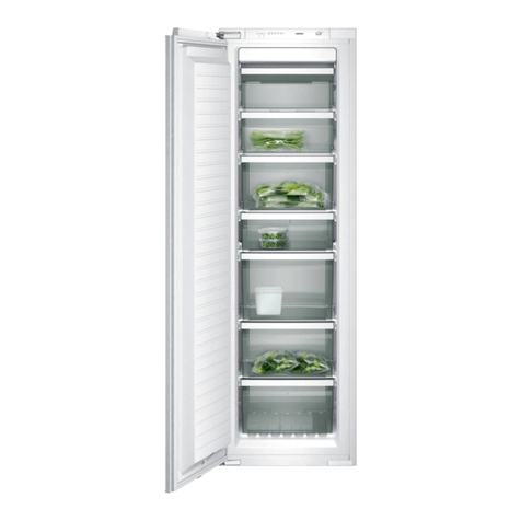 Gaggenau RF 287 INFORMATION FOR USE
