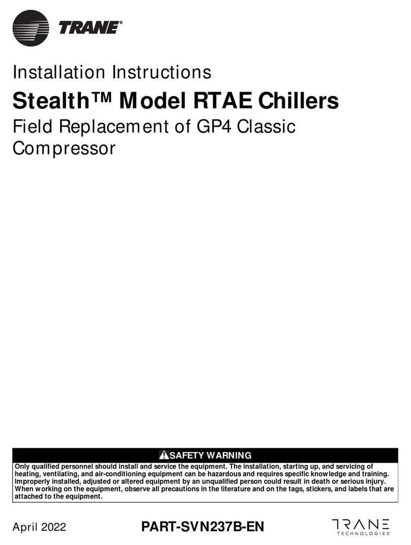 Trane Stealth RTAE User manual
