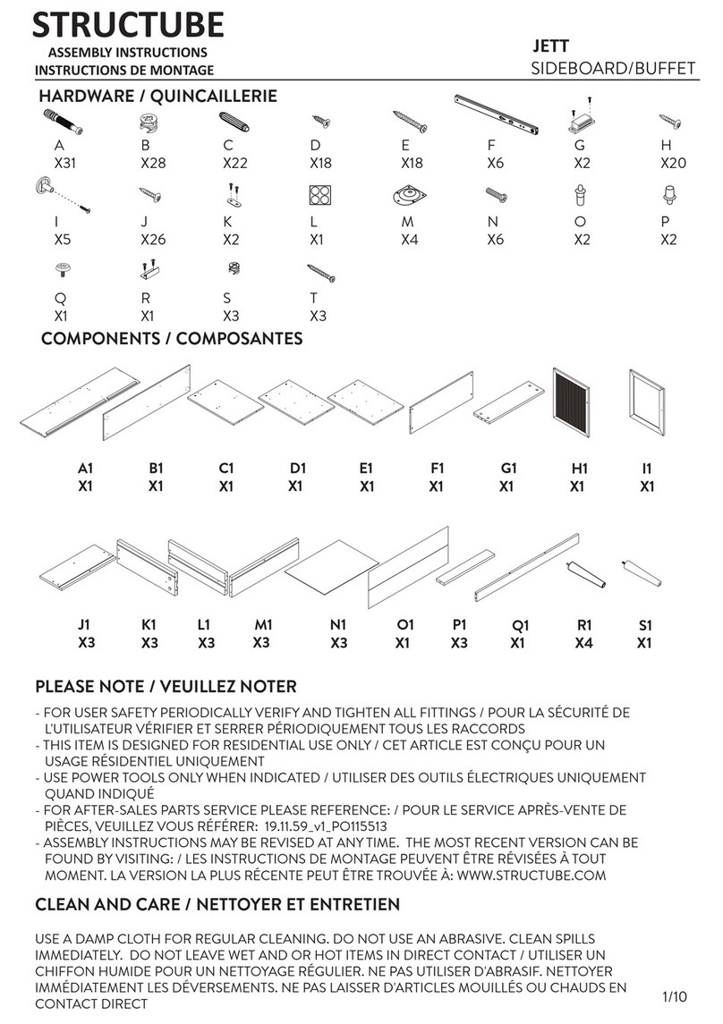STRUCTUBE JETT User manual STRUCTUBE JETT User manual